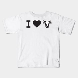 I Love Cows - Cow Kids T-Shirt